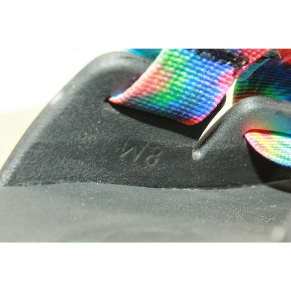 Chaco Multicolor Nylon Slip On Adjustable Buckled Casual Sandals Size 8 - Picture 7 of 8